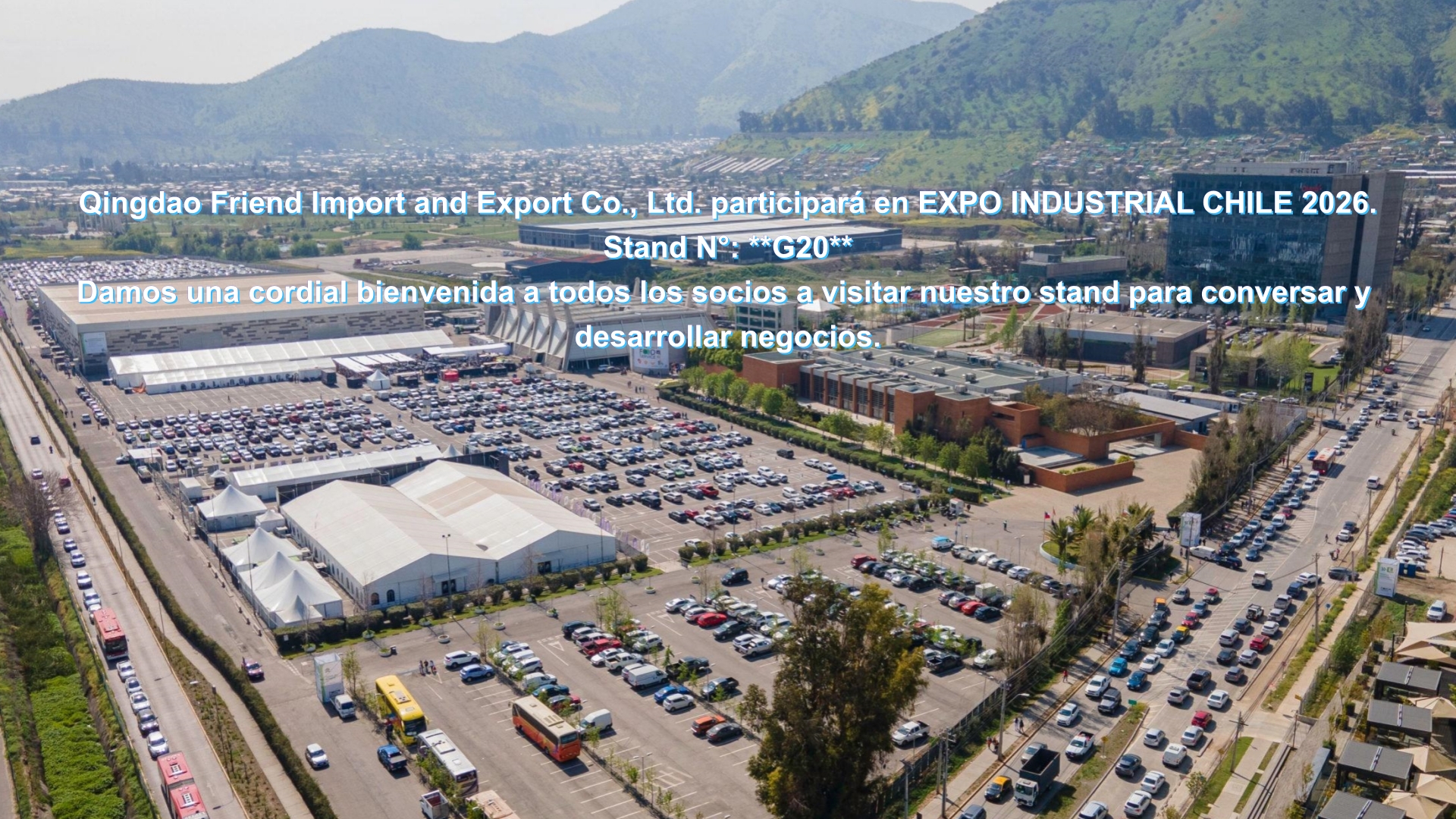 Qingdao Friend intl invites you to EXPO INDUSTRIAL CHILE 2026 | Nov 11‑13, Booth G20